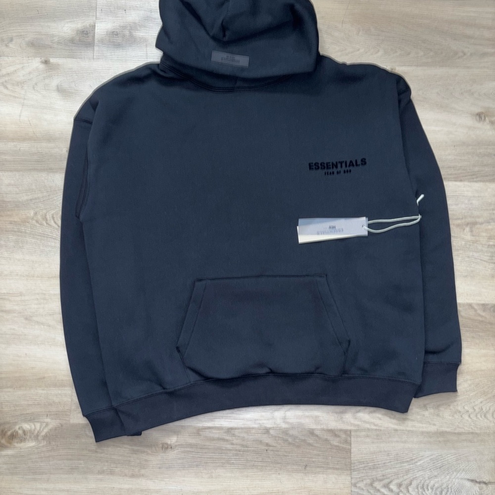 Essentials Charcoal Hoodie for Men